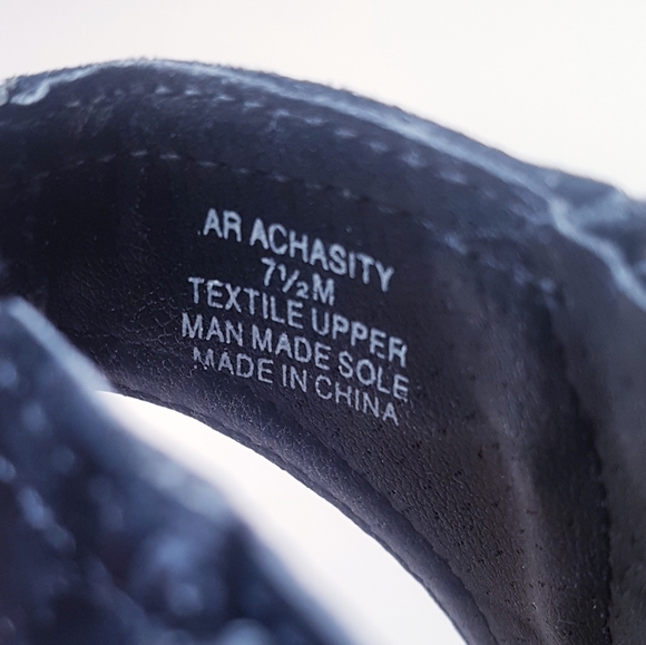 AMERICAN RAG Black Suede Open-Toe Chunky Heel Ankle Bootie - Picture 7 of 10